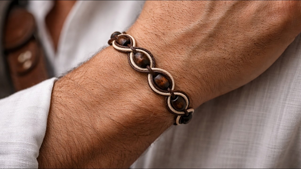 🔴Build & Sell This 2 Tone Leather Bracelet 🔥 No Knots, Easy & Beginner-Friendly