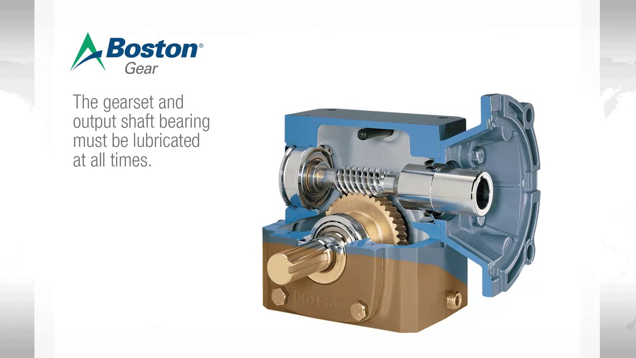 Boston Gear  700 Series Gearbox Lubrication