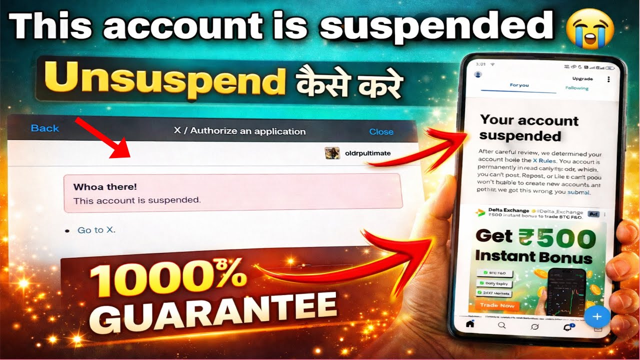 This account is suspended Twitter / BGMI 2026 4.2 Update GlitchWorking? FIX HERETwitter/X Login Not