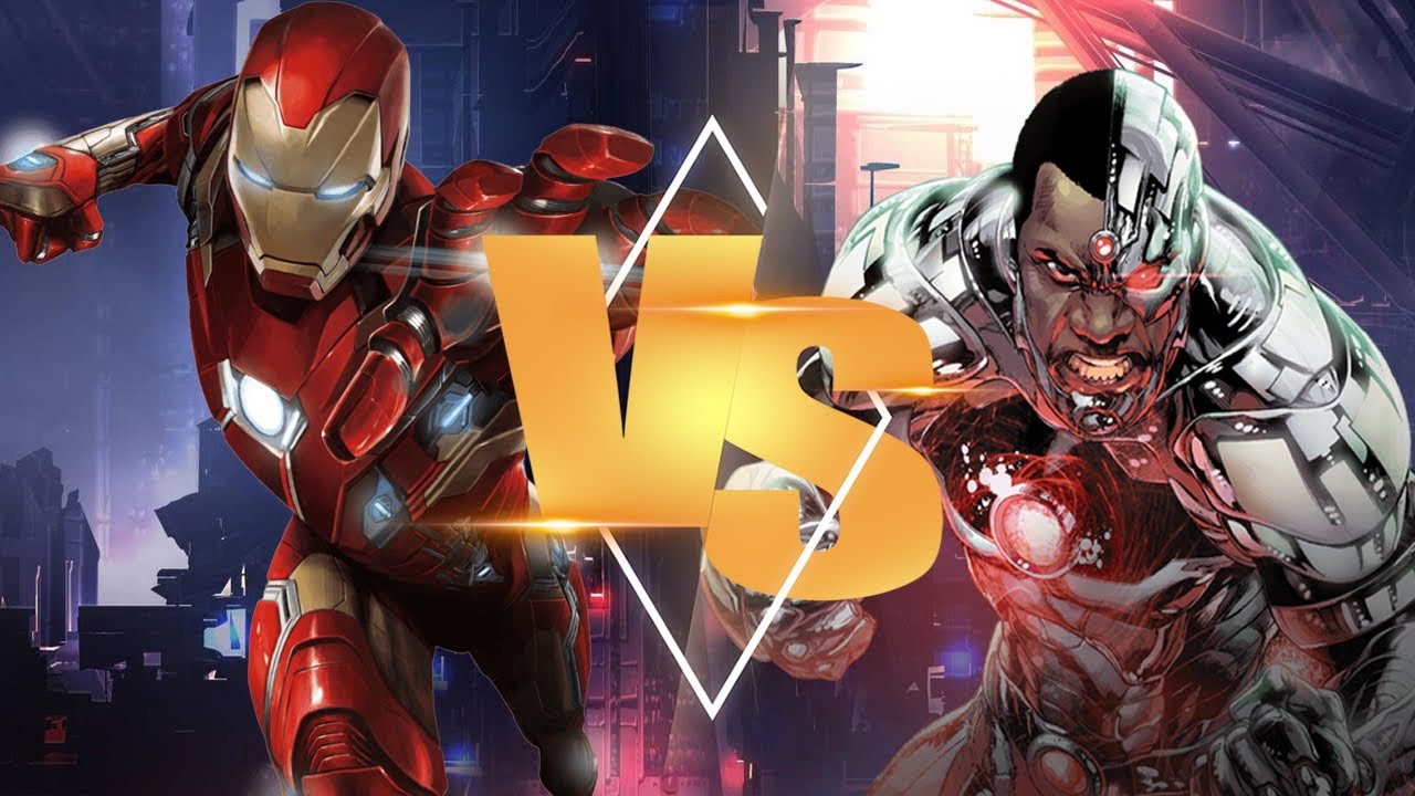 IRON MAN VS CYBORG (Sprite Animation) (Marvel VS DC)