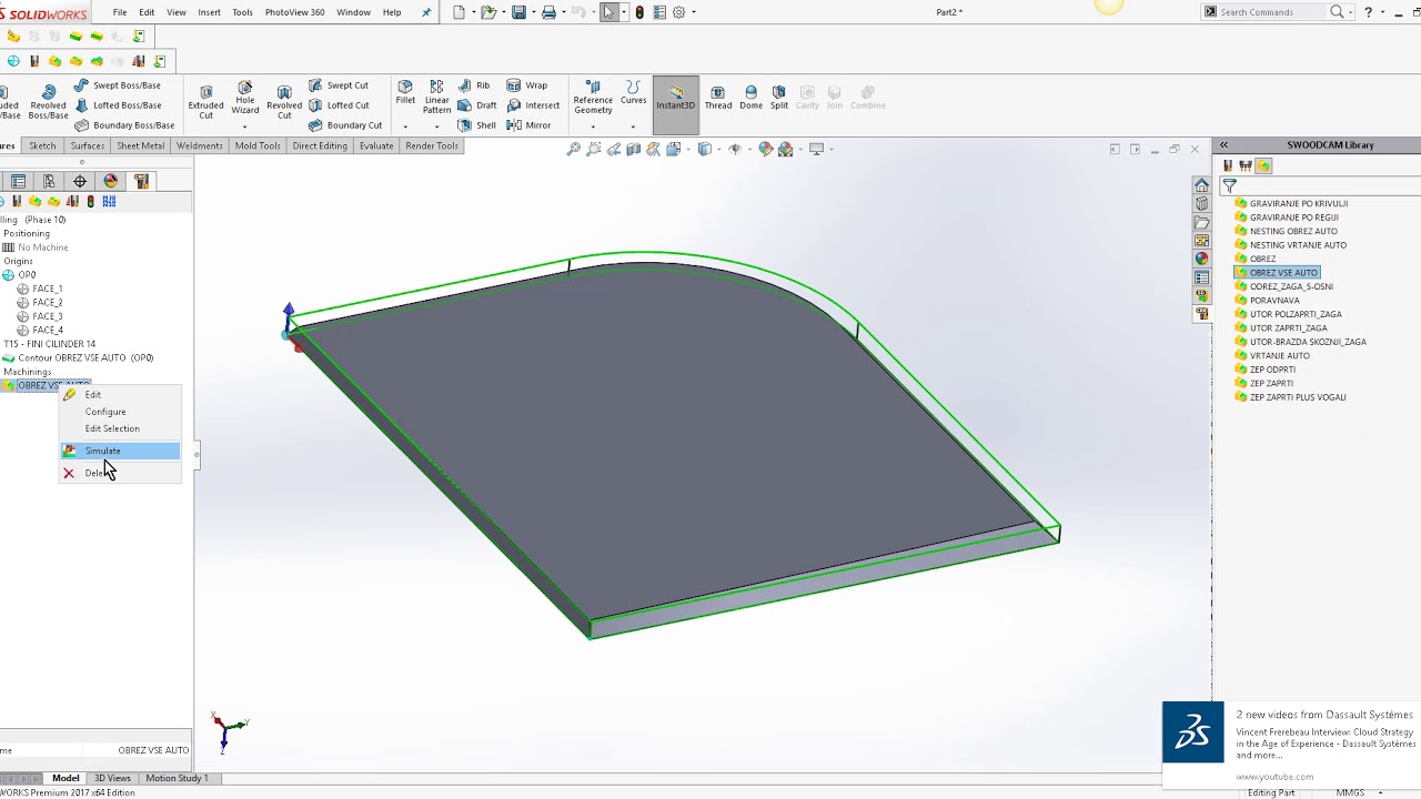 SWOOD CAM 5axis Milling  01