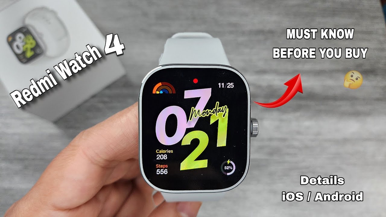 REDMi WATCH 4 — ПОСМОТРИТЕ ПЕРЕД ПОКУПКОЙ