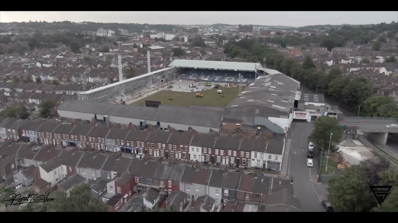 Luton Town - Kenilworth Road and Power Court - DRONE update