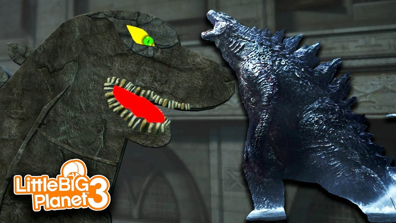 GODZILLA VS WADE | Little Big Planet 3 (PS4) Multiplayer