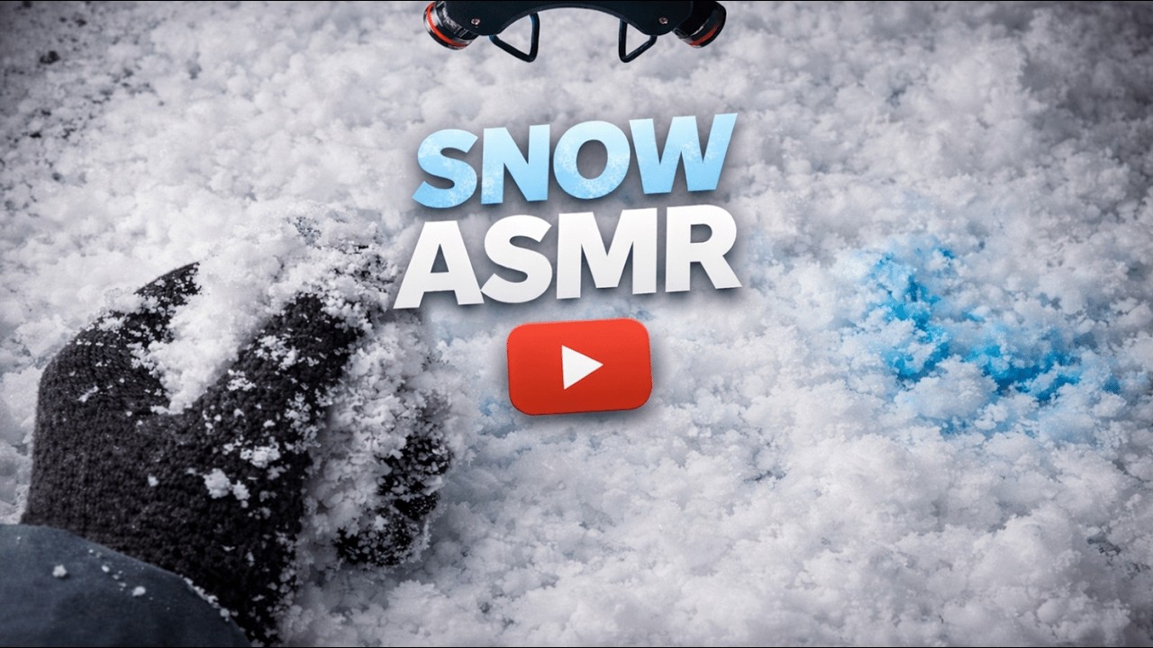 [ASMR] Snow Sounds | Sticky & Crunchy Triggers | No Talking