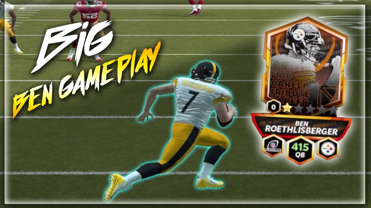 ICONIC CAREER TRIBUTE BIG BEN GAMEPLAY!! MADDEN MOBILE 22 ICONIC GAMEPLAY!!