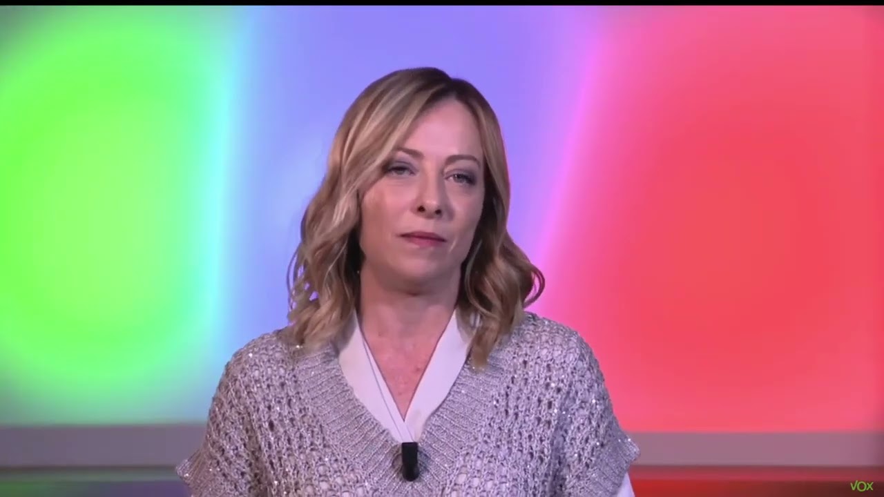VIVA24, straordinaria Giorgia Meloni all'evento organizzato dagli amici di Vox. Collegatevi.