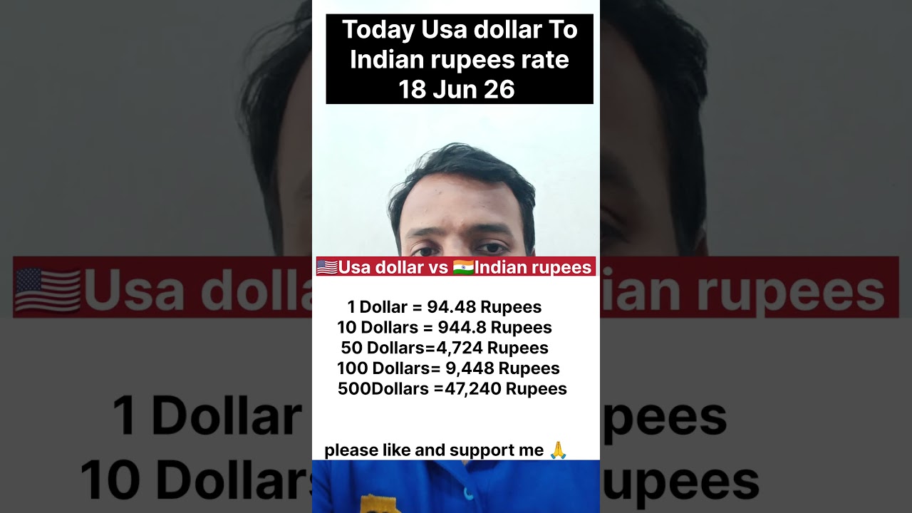 today dollar rate 18 Jun 26/ today dollar rate in India /dollar prices  #shorts #dollar #reels