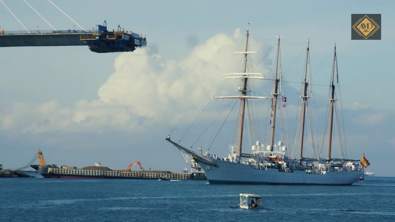 The Arrival of Juan Sebastian Elcano Ship in Cebu City, Philippines