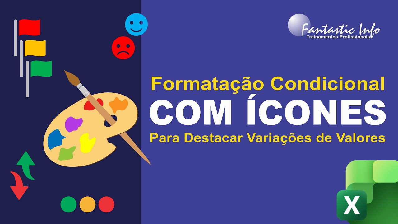 Como Usar Formatação Condicional com Ícones no Excel | Indicando Crescimento ou Queda