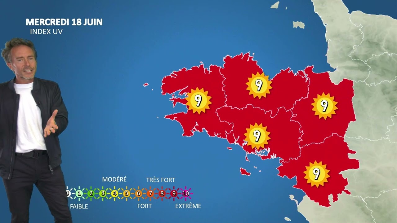 Bulletin météo pour le mercredi 18 juin 2025