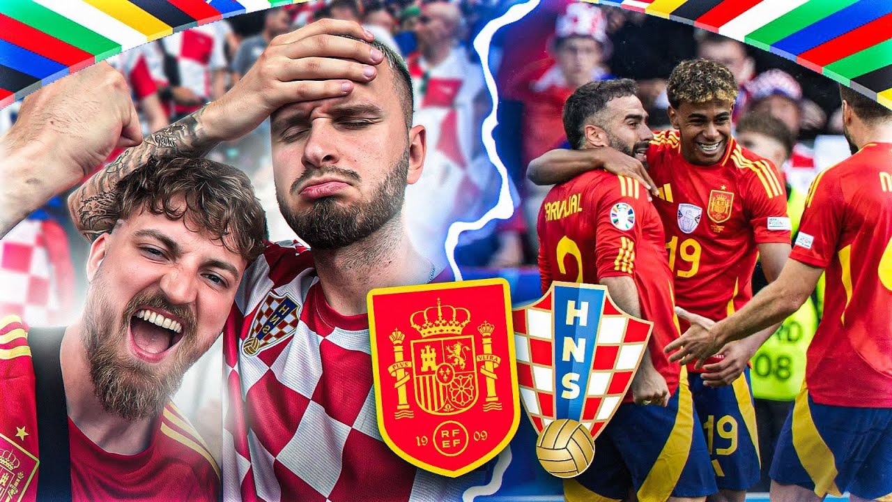 ALLE im SCHOCK! KROATIEN wird rasiert.. 😱 SPANIEN Vs. KROATIEN Stadionvlog 🇪🇸🇭🇷💀