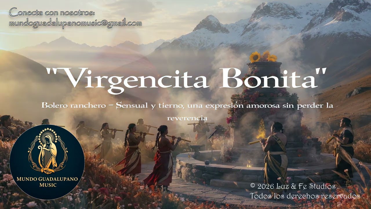 VIRGENCITA BONITA | Bolero ranchero Sensual y tierno una expresión amorosa | Mundo Guadalupano Music