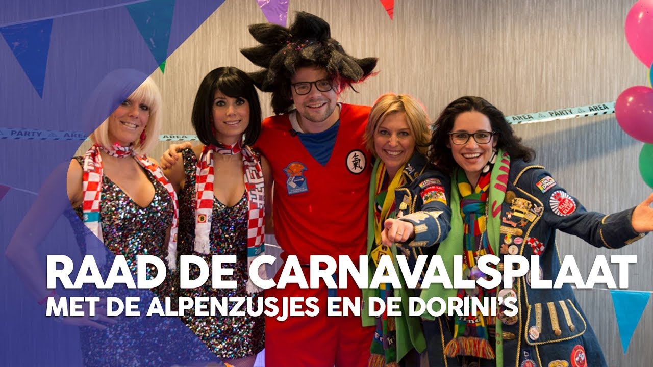 Raad de Carnavalsplaat met de Alpenzusjes en de Dorini's! 👯🎉 | Sterren NL Carnaval 2018
