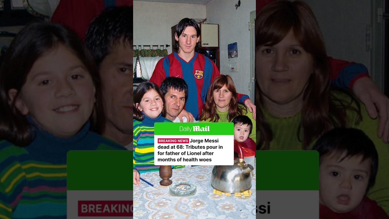 Lionel Messi's father Jorge has died at the age of 68, two months on from the family revealing he
