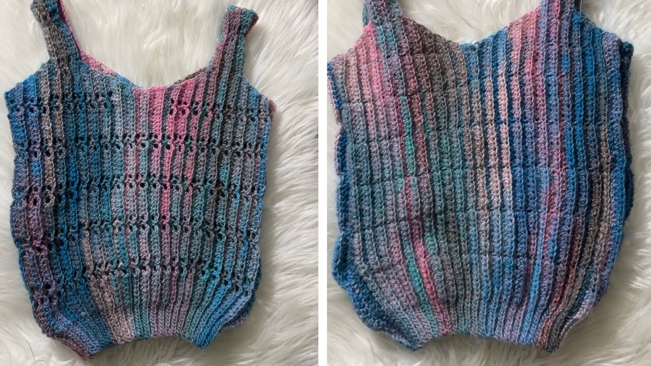 توب كروشيه 🧶 سريع وجذاب 😊
