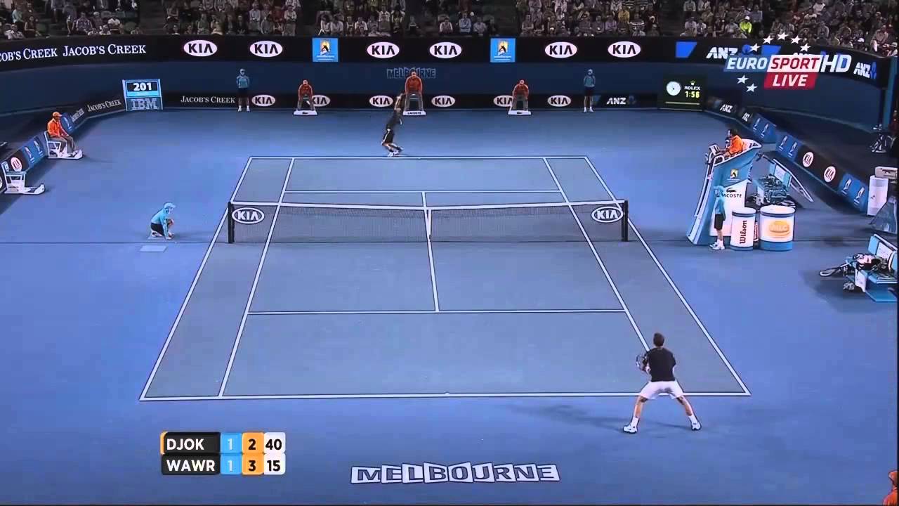 Djokovic vs. Wawrinka - Australian open 2013 R4 Highlights (HD)