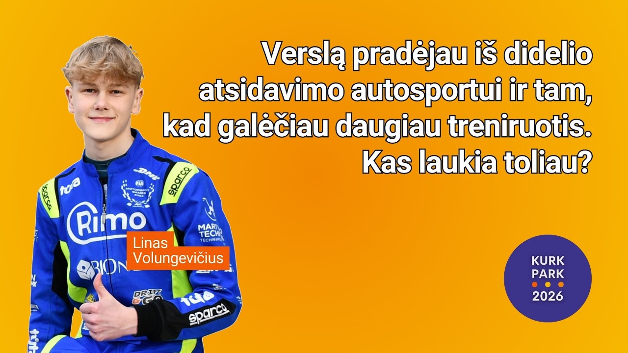 Interviu su Linu Volungevičium | Verslių kūrėjų festivalis KURK PARK 2026