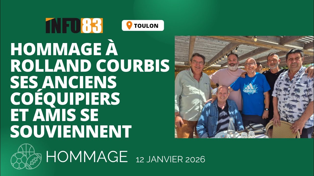 Hommage à Rolland Courbis à Toulon –Ses anciens coéquipiers et amis se souviennent