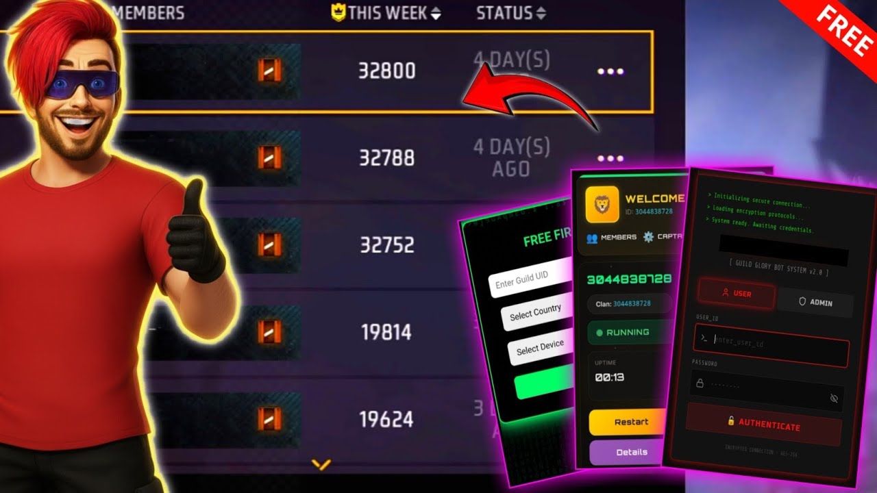 I Used 3 Free Guild Glory Bot Website 🔥 Free Guild Glory Bot Reality ? 😲