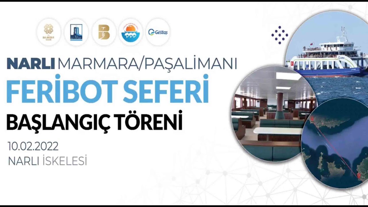 Narlı-Paşalimanı, Narlı-Marmara Adası seferleri başladı, mesafeler kısaldı...