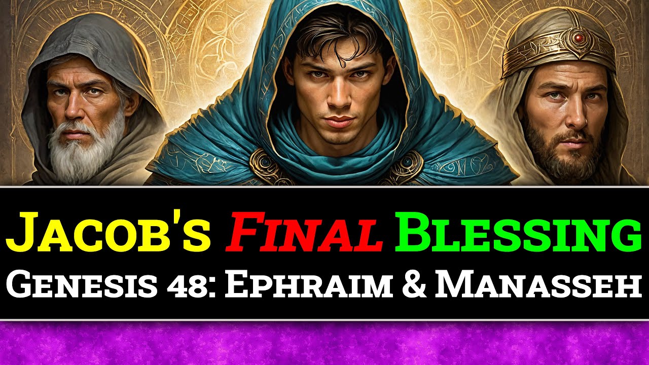 Jacob's Final Blessing: Ephraim & Manasseh 🌟 The Biblical Times 🙏 Genesis Chapter 48