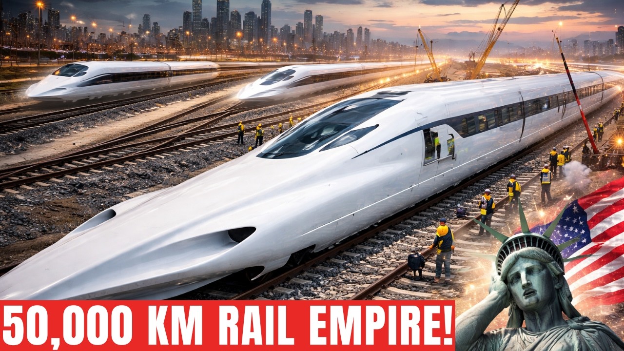 China Built a 50,000 km High-Speed Rail Network Shocking The U.S.