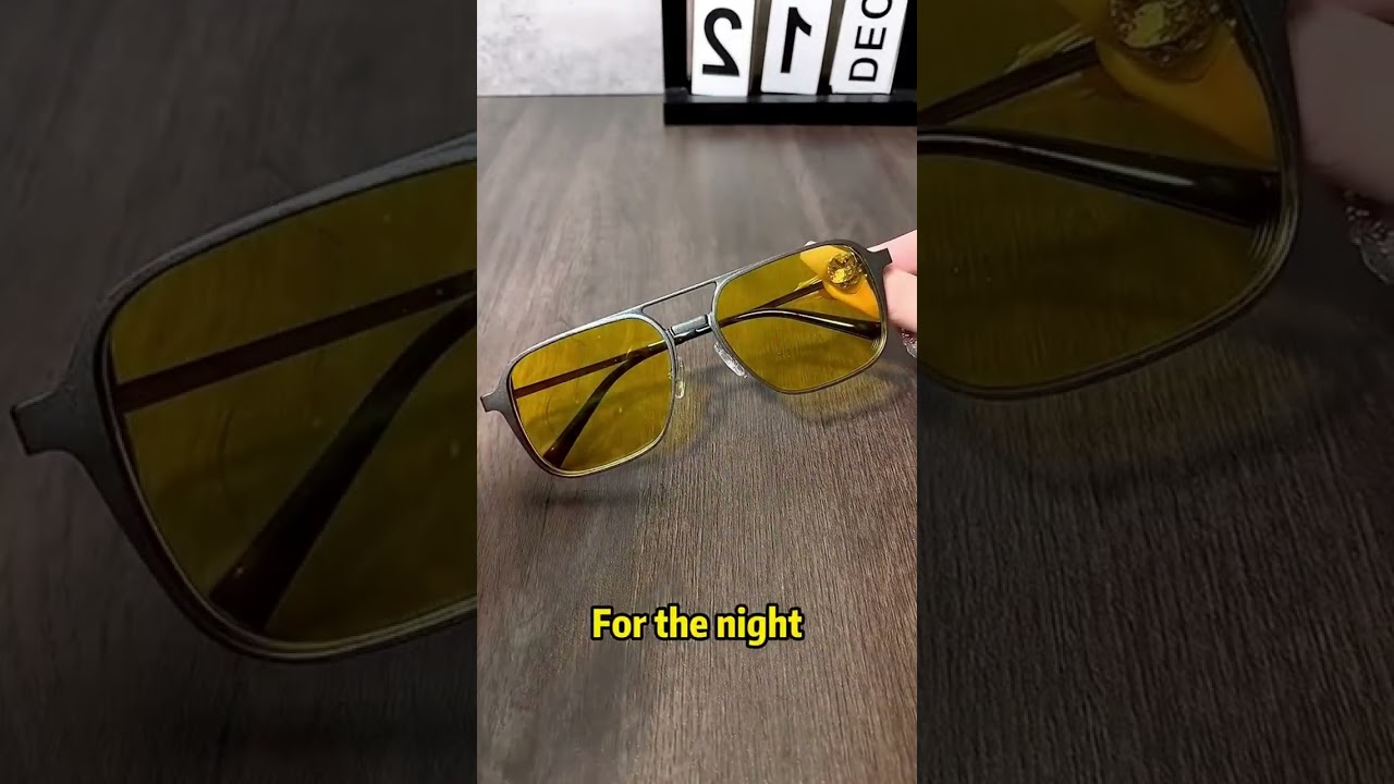 4-in-1 Titanium Glasses Frame With Magnetic Sunglasses Clips