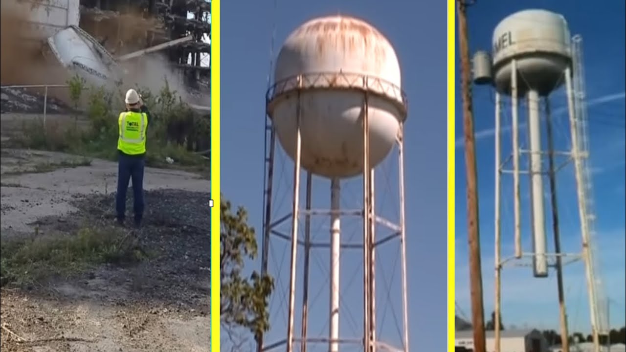 Water towers and etc. demolitions #4 but I’m using @QUANFUNING’s songs that he used for his videos