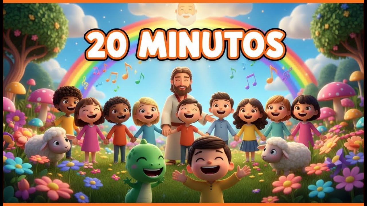 20 MINUTOS de Histórias Bíblicas e Louvor Infantil | Jonas, Davi, Noé e Mais (Mix Cantolejando)