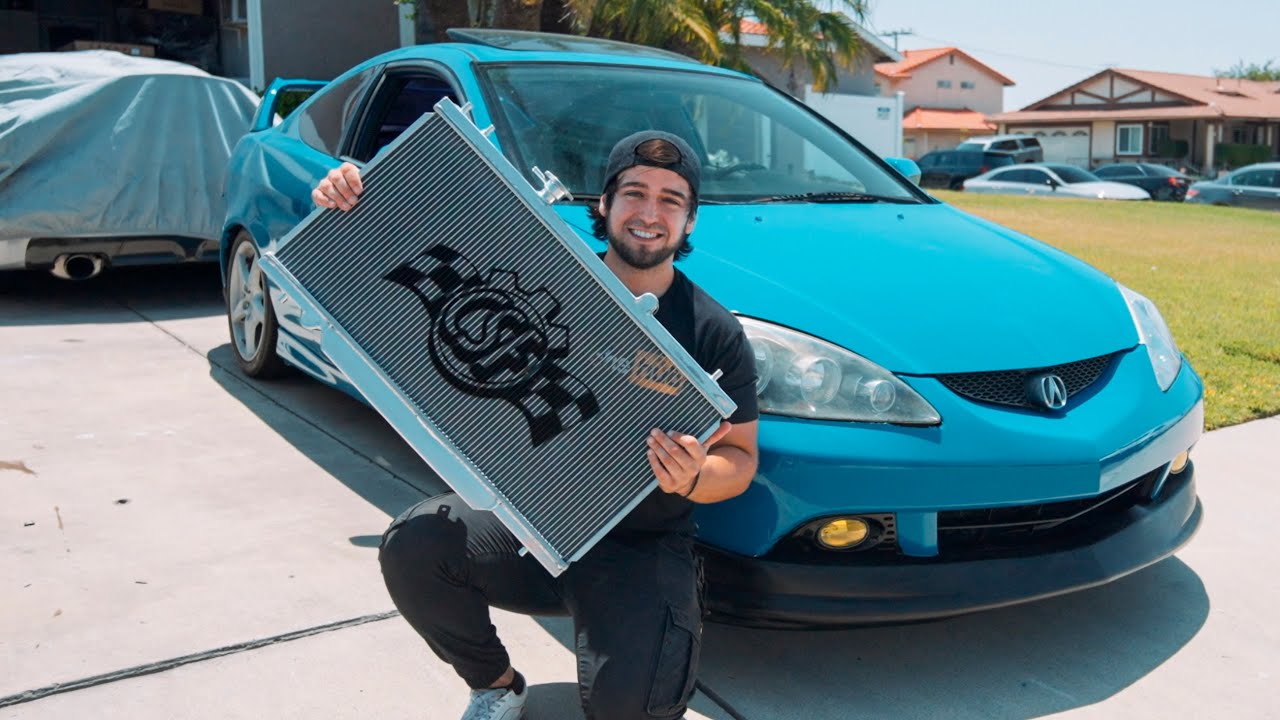 Modificamos El Acura RSX TYPE S Con Un Radiador De Aluminio CSF!
