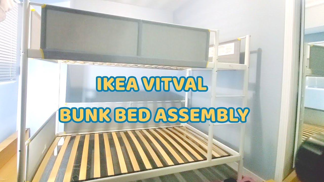 Как собрать каркас двухъярусной кровати Vitval Twin