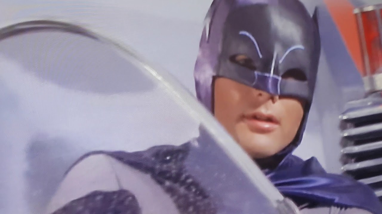 Classic 1960s batman movie batboat