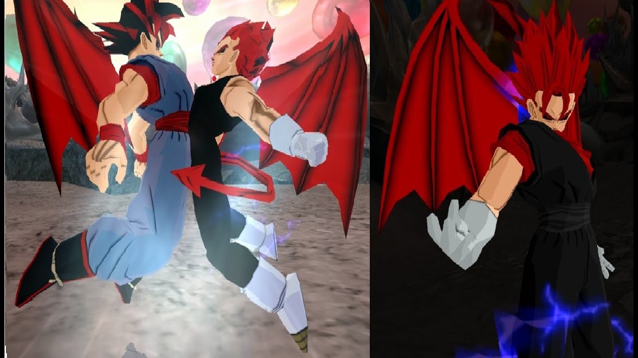 Goku Devil And Vegeta Devil! Hallowen Special ! BT3 Mod ! 【HD】