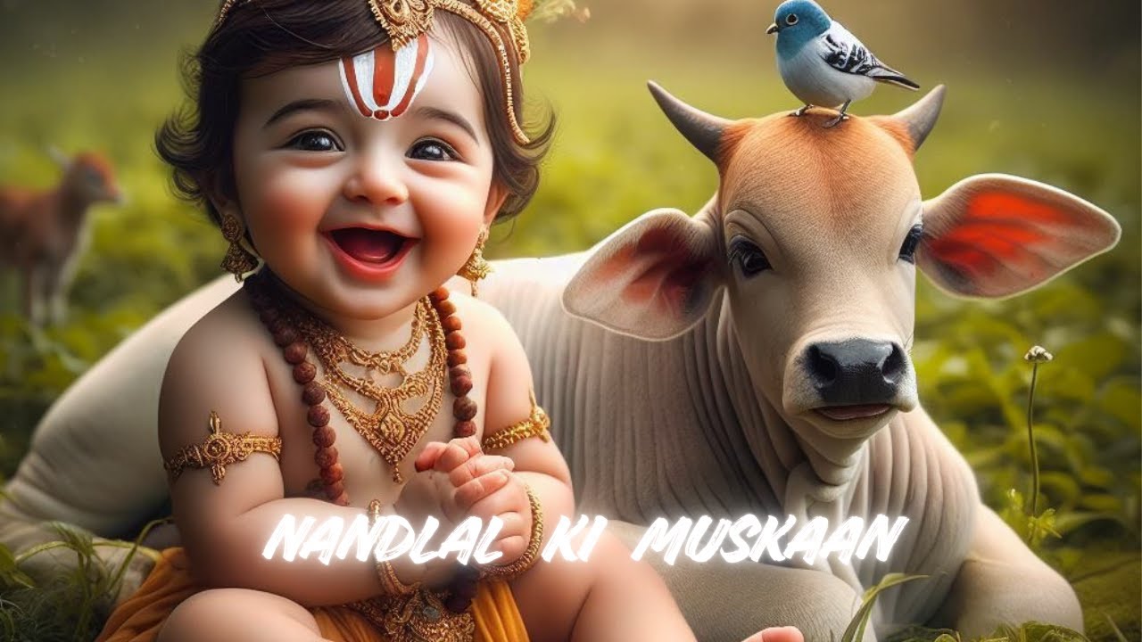 🦚🌸 Nandlal Ki Muskaan | Baal Krishna Bhajan | Yashoda Maiya | Cute Devotional Song