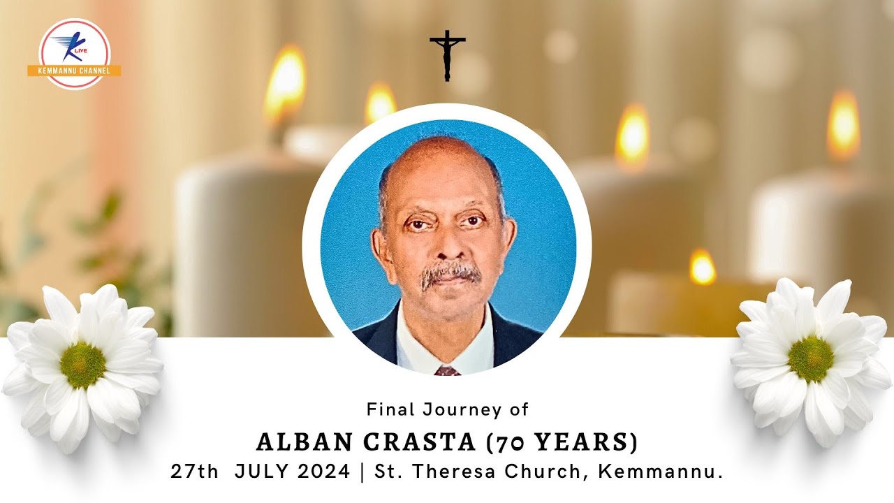 Final Journey of Alban Crasta (70 years) | LIVE from Kemmannu | Udupi.
