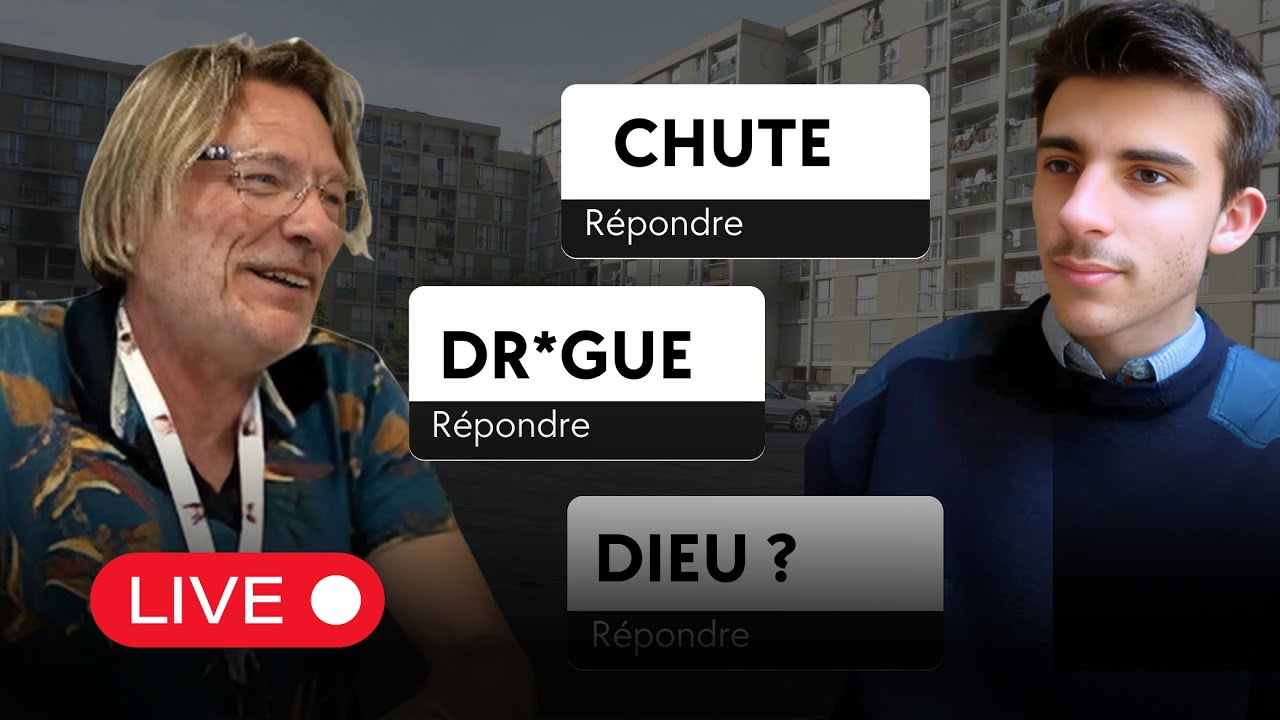 Addict à la dr*gue à Jésus : pose-lui toutes tes questions en direct !
