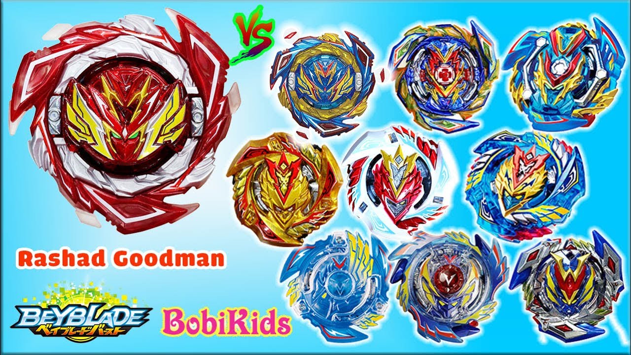 🔴 Red Savior Valkyrie Shot-7 Vs Full Valkyrie (B-187) Beyblade Burst DB ベイブレードバースト B187 | BobiKids