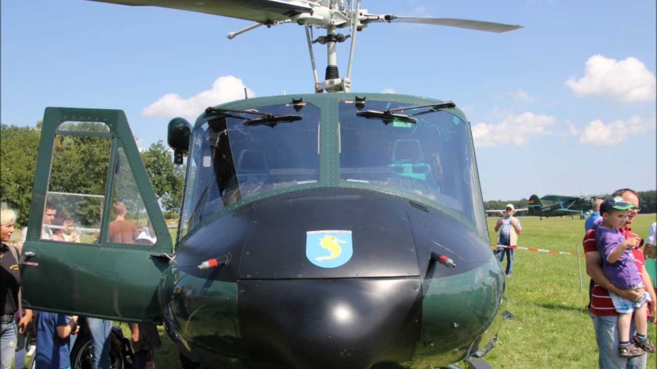 Bell 212 von der Bundespolizei setzt um [Full HD]