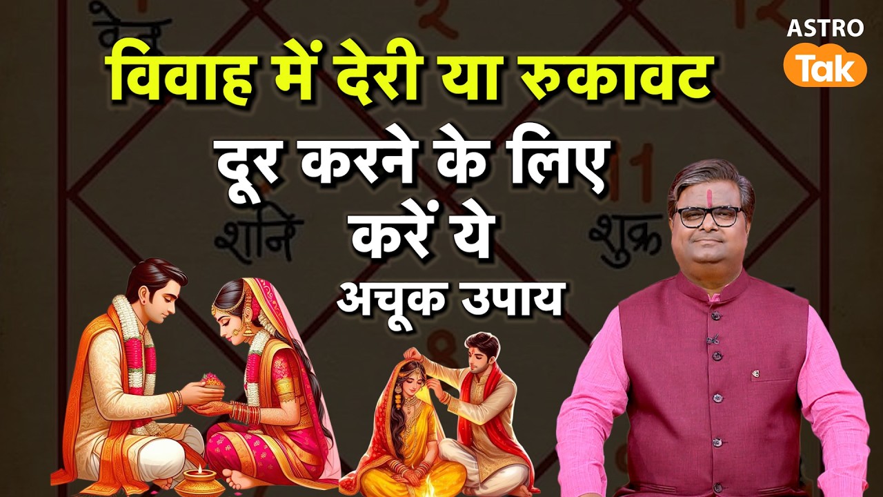 Vivah: विवाह में देरी या रुकावट दूर करने के लिए करें ये अचूक उपाय | Shailendra Pandey | Astro Tak