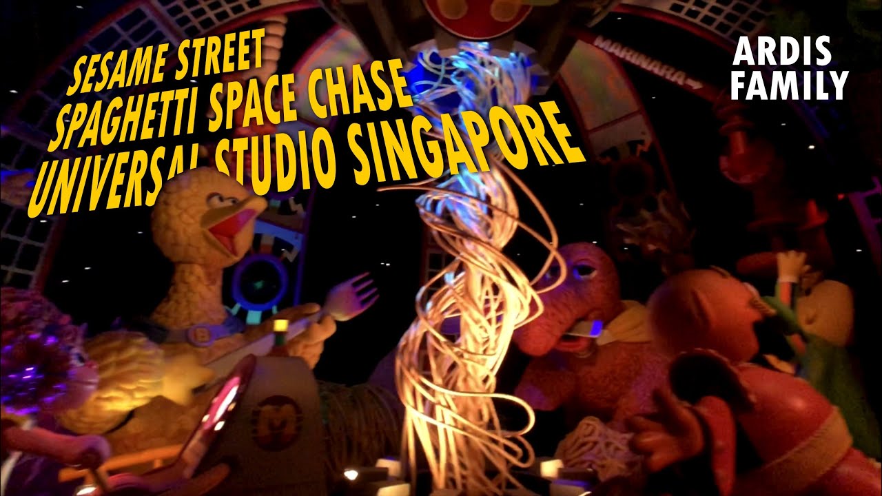 Ardis Family Vlog | Sesame Street Spaghetti Space Chase - Universal Studio Singapore