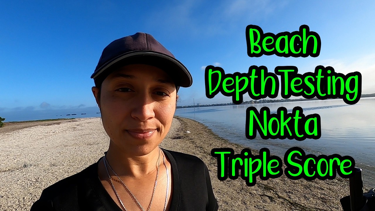 Beach Depth Testing Nokta Triple Score