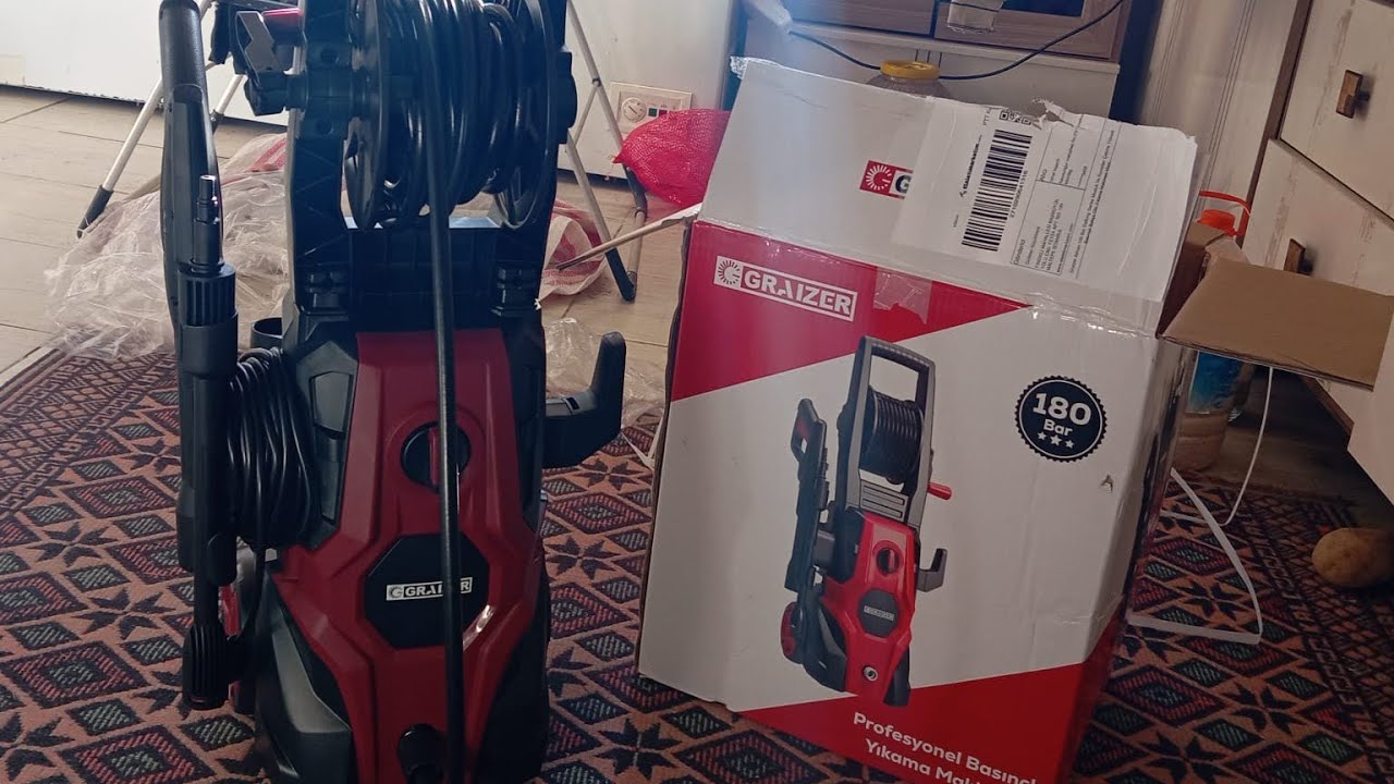 Graizer 180 bar oto yıkama makinası inceleme ve test #graizer #tvsapache #djiosmoaction4 #otoyıkama