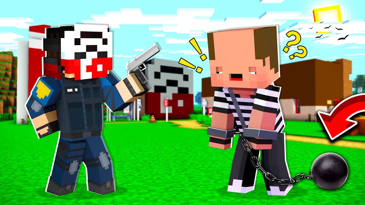 BalonCraft #739 - TERS MASKE POLİS OLUYOR !! - Minecraft