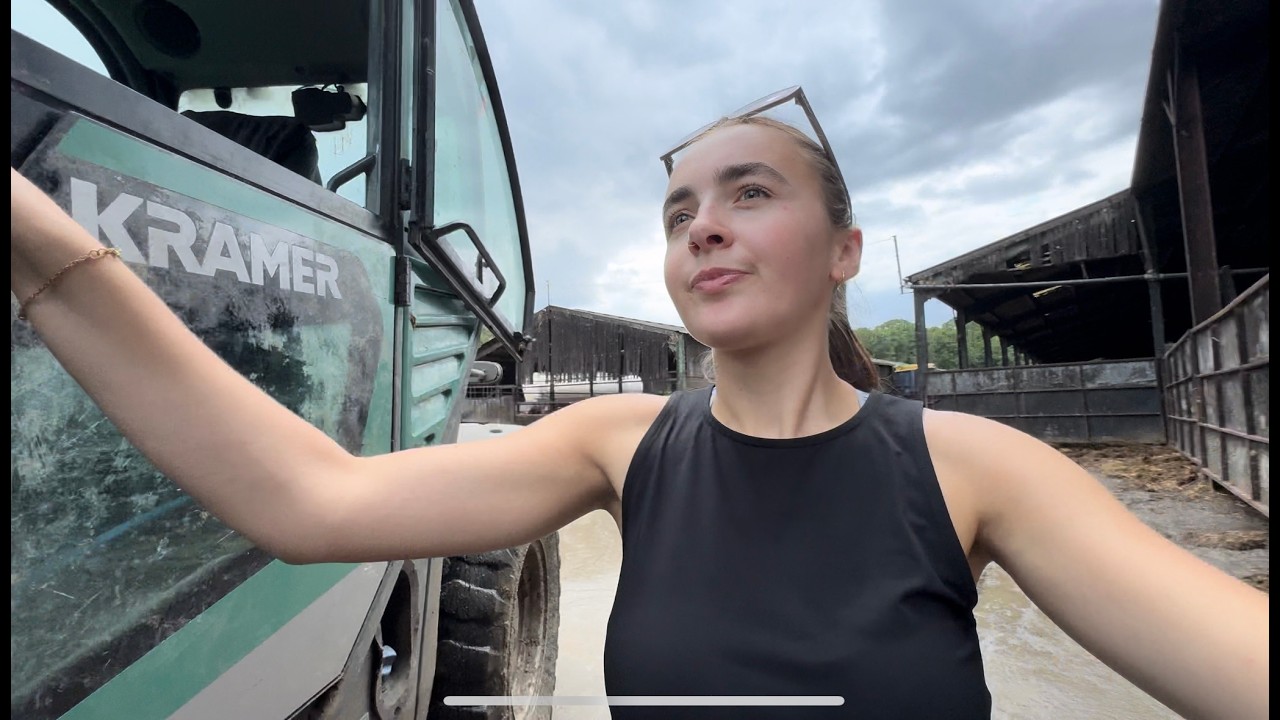 Cow on the Loose! Female Farmer Handles Chaos on British Farm | M&S Cattle & Hard Labour Vlog