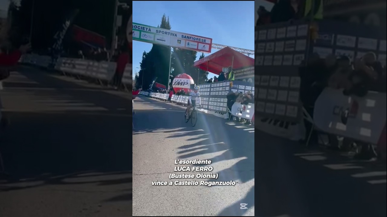 🏆 L’esordiente Luca Ferro (Bustese Olonia) vince a Castello Roganzuolo 