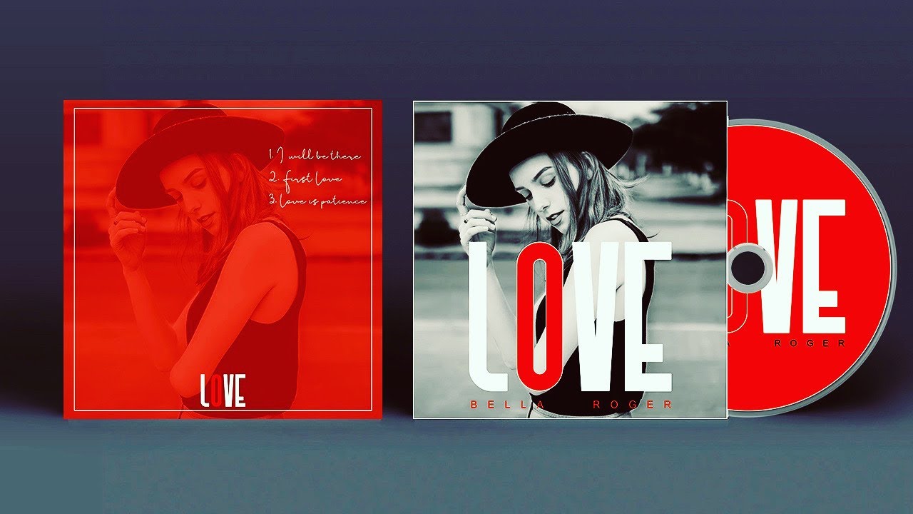 How to create an Album Cover in Photoshop | CD Cover Photoshop Tutorial