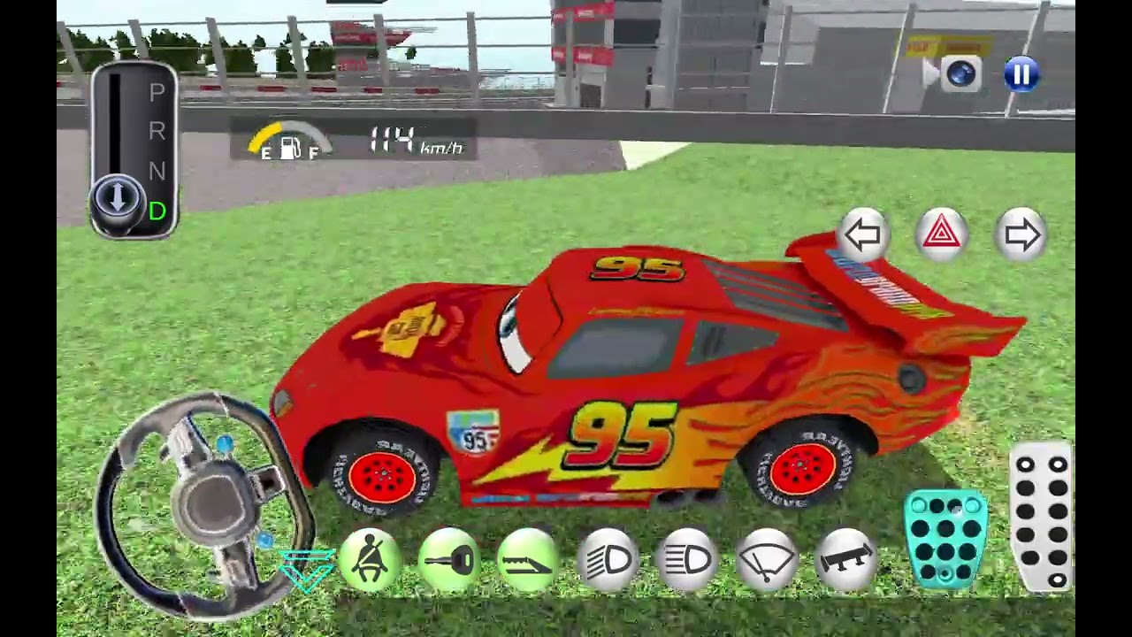 Lightning McQueen in 3D Driving Class Gameplay 2026 Racing Track