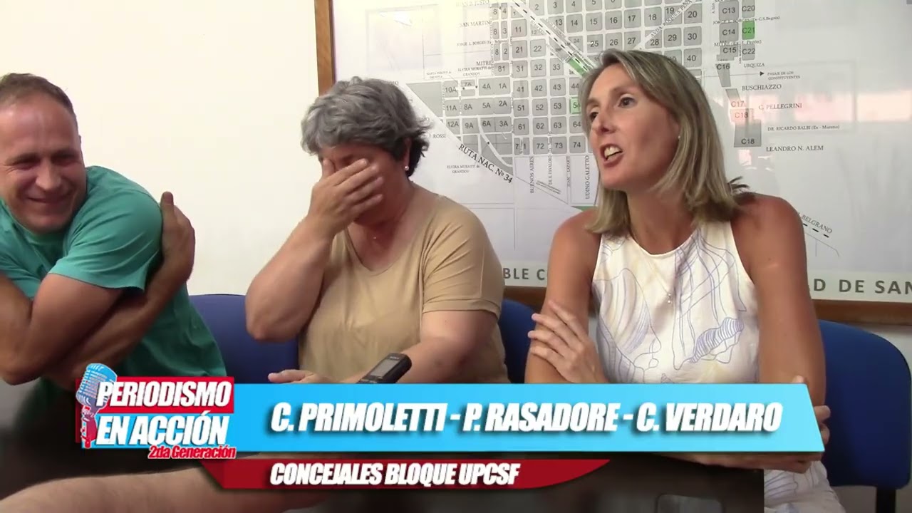 CONCEJALES PRIMOLETTI VERDARO Y RASADORE
