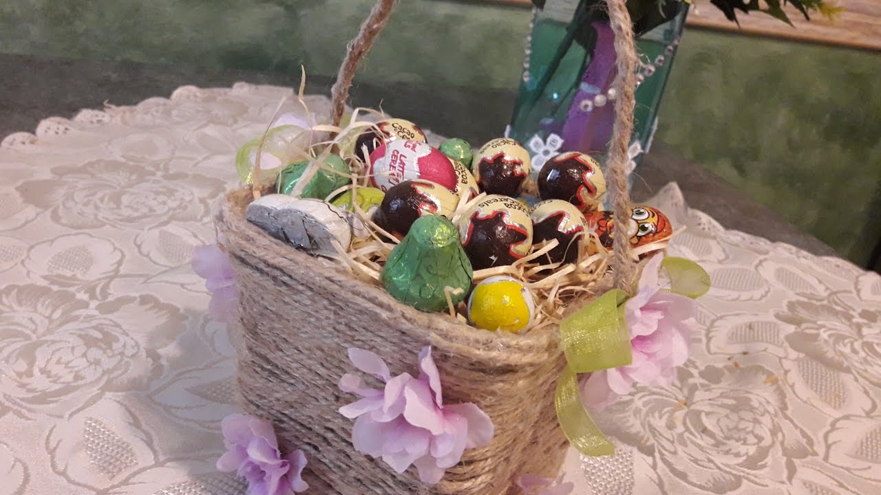 CESTINO PASQUALE FAI DA TE... Un altra decorazione per casa!